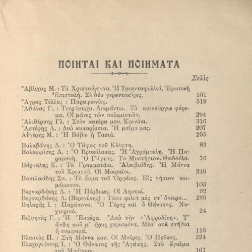 21 x 15 εκ. 336 σ. + 1 ένθετο, όπου στη σ. [1] σελίδα τίτλου με κτητορική σφραγ�